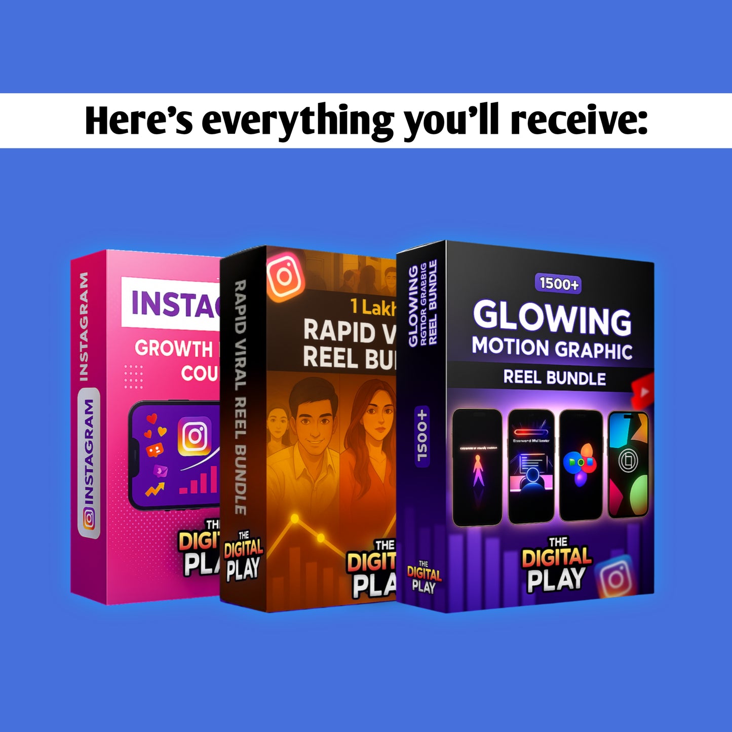 Get The Glowing Motion Graphic Reels Bundle Today!!