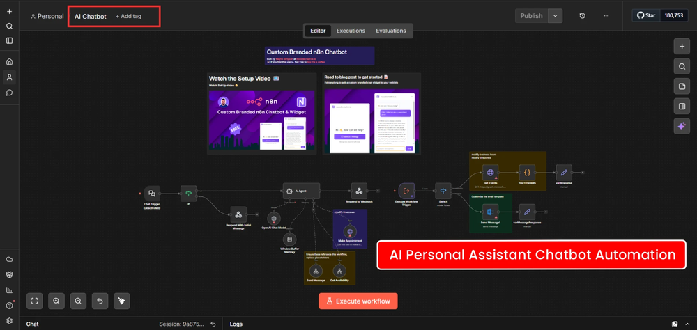 Personal Ai Chatbot Automation