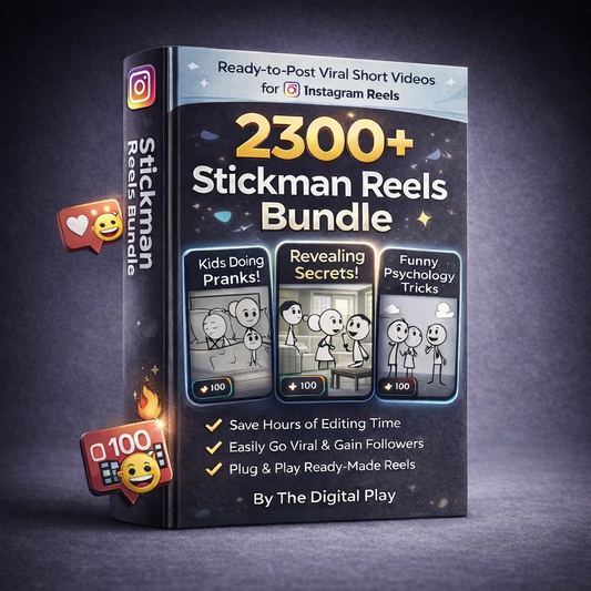 Get The 2300+ Stickman Reels Bundle Today!!