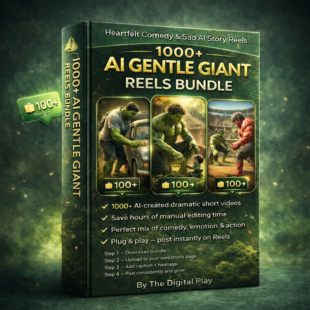 1000+ AI Gentle Giant Reels Bundle