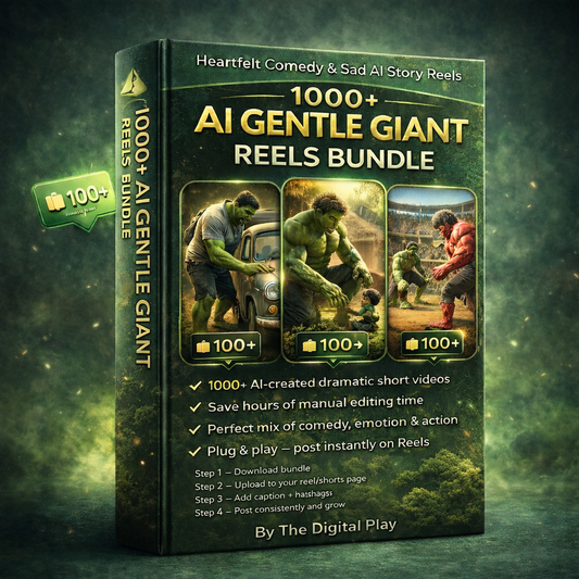 1000+ AI Gentle Giant Reels Bundle